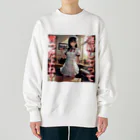 まこの病み嫁　連絡 Heavyweight Crew Neck Sweatshirt