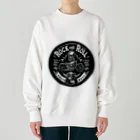 ロック堂のバイクアンドギター Heavyweight Crew Neck Sweatshirt