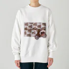 夜彩　-yasai-のsweets cab / chocolatecake Heavyweight Crew Neck Sweatshirt