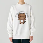 monkeyGのはっぴー猫 Heavyweight Crew Neck Sweatshirt