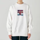 aoicanonのスケートをする女性 Heavyweight Crew Neck Sweatshirt