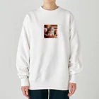 Minaのスリスリくん Heavyweight Crew Neck Sweatshirt