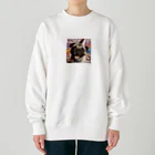 me-me shopのハッピーパグ Heavyweight Crew Neck Sweatshirt