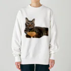 オレはニャン蔵の『猫に小判』オレはニャン蔵 Heavyweight Crew Neck Sweatshirt