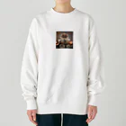 Sachi0625の不機嫌スズメ Heavyweight Crew Neck Sweatshirt