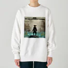 T_Whiteの酒は飲んでも飲まれるなⅡ Heavyweight Crew Neck Sweatshirt