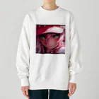 ぶーたんの熱血少女の燃える情熱 Heavyweight Crew Neck Sweatshirt