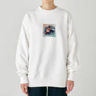 Kare-Raisuのアメフト　ボール　おしゃれ Heavyweight Crew Neck Sweatshirt