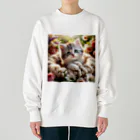 Cute! Salesの子猫 Heavyweight Crew Neck Sweatshirt