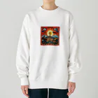 Q_kyuのオールドタペストリー Heavyweight Crew Neck Sweatshirt