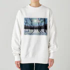 MOMODAMONの冬の雑木林 Heavyweight Crew Neck Sweatshirt