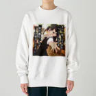 ふものパワーワード「設計書ないんでソース見てください」 Heavyweight Crew Neck Sweatshirt