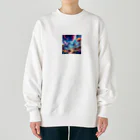 moon star ☪︎の異空間3 Heavyweight Crew Neck Sweatshirt