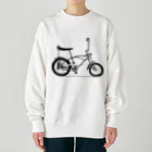 ファンシーTシャツ屋のクールでスタイリッシュなアメリカン自転車 Heavyweight Crew Neck Sweatshirt