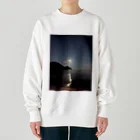 ego-designの月夜と海 Heavyweight Crew Neck Sweatshirt