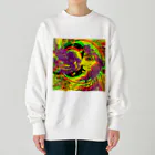 moon_takuanの小宇宙B「Microcosm B」 Heavyweight Crew Neck Sweatshirt