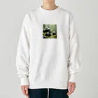 NiTiの遊んでるパンダ Heavyweight Crew Neck Sweatshirt