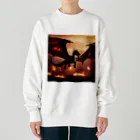 ヤス屋のドラゴン Heavyweight Crew Neck Sweatshirt