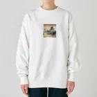 戦国時代マニアの遠い記憶を呼び起こす大阪城 Heavyweight Crew Neck Sweatshirt