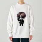 Taki_Workの泣き男くん Heavyweight Crew Neck Sweatshirt