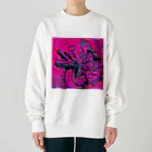 moon_takuanの観世音菩薩と龍2「Kanzeon Bodhisattva and dragon2」 Heavyweight Crew Neck Sweatshirt