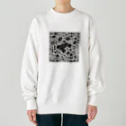 AIモノクロデザインの車部品 Heavyweight Crew Neck Sweatshirt