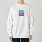 ソクアのブタ　In ハワイ Heavyweight Crew Neck Sweatshirt