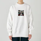 パパネコのゴンドラワンチャン Heavyweight Crew Neck Sweatshirt