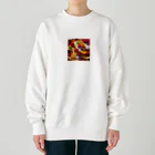 Crepe Collection Center 【CCC】のラズベリーミックス Heavyweight Crew Neck Sweatshirt