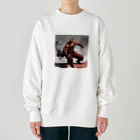 某アニメ風グッズのバトルブレイズ・バロックス Heavyweight Crew Neck Sweatshirt