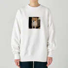 maru1515の愛犬プリン Heavyweight Crew Neck Sweatshirt