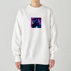 jujumarucatのROCKYCAT　サングラス Heavyweight Crew Neck Sweatshirt