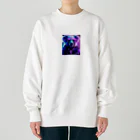 ゴーラッキーサンのリアルな眼鏡コアラ Heavyweight Crew Neck Sweatshirt