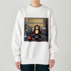 fashionartistarの実験をしているサル Heavyweight Crew Neck Sweatshirt