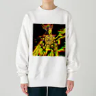 moon_takuanの神功皇后とロック「Empress Jingu and Rock」 Heavyweight Crew Neck Sweatshirt