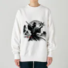 影の戦士コレクションの手裏剣・影 Heavyweight Crew Neck Sweatshirt