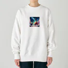 Manoaの恐竜の星 Heavyweight Crew Neck Sweatshirt