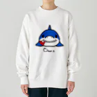 Our.s SUZURI店のヤミーヤミーシャーク Heavyweight Crew Neck Sweatshirt