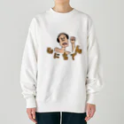 きもオジＳＨＯＰのなにちてんオジサン Heavyweight Crew Neck Sweatshirt