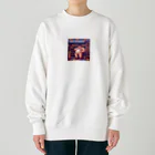 きなこのショップのぽっちゃり君 Heavyweight Crew Neck Sweatshirt