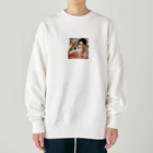 otobokemama06の爽やかな笑顔に元気いっぱい Heavyweight Crew Neck Sweatshirt