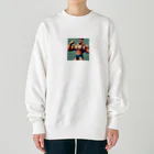 nakasato442のマッチョのドット絵６ Heavyweight Crew Neck Sweatshirt