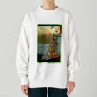 KHD888の 名所百景　尾張津島祭礼 Heavyweight Crew Neck Sweatshirt