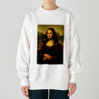 suzuleeのモナリザ Heavyweight Crew Neck Sweatshirt