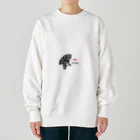 I Love Dog 0467のLab puppy Heavyweight Crew Neck Sweatshirt