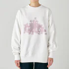 Drecome_Designの【積もったheart mark】百のハート♡飴霰(あめあられ) Heavyweight Crew Neck Sweatshirt