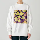 かるるんショップのハッピーひよこシリーズ　 Heavyweight Crew Neck Sweatshirt