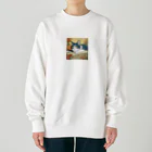 たっかんの秋ネコ Heavyweight Crew Neck Sweatshirt