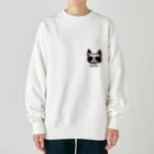 ArisarisaのKawaii Neko Heavyweight Crew Neck Sweatshirt