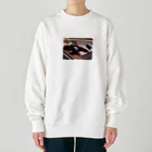 Kamumaのレーシングカーのスリリングな一瞬 Heavyweight Crew Neck Sweatshirt